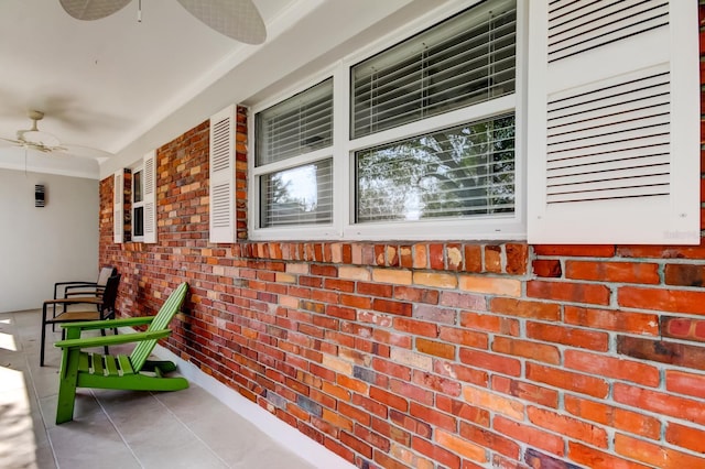 view of patio with covered porch