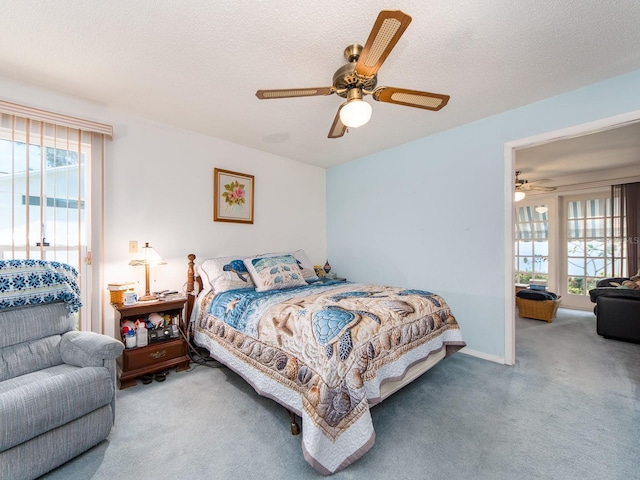 2893 Turtle Ter, Palm Harbor, FL 34683 - bedroom with carpet floors and a ceiling fan