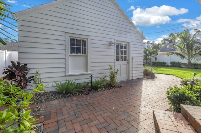 view of outbuilding