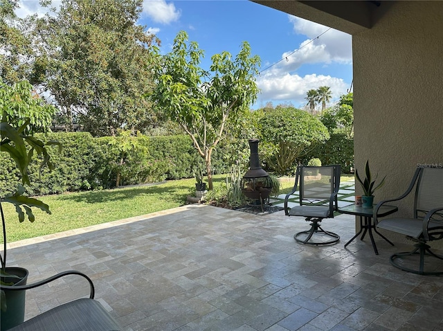 view of patio