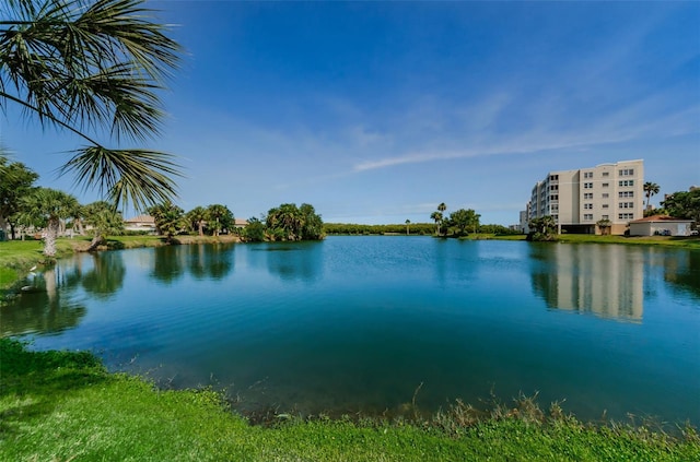 view of water feature