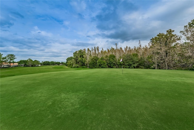 view of home's community featuring a lawn