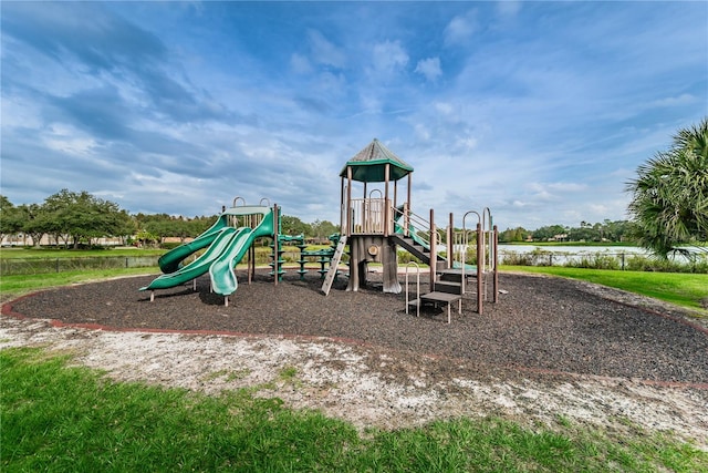 view of jungle gym