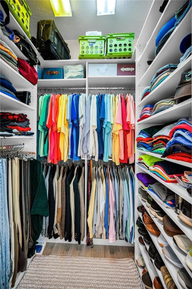 9101 Highland Ridge Way, Tampa, FL 33647 - walk in closet with wood tiled floor