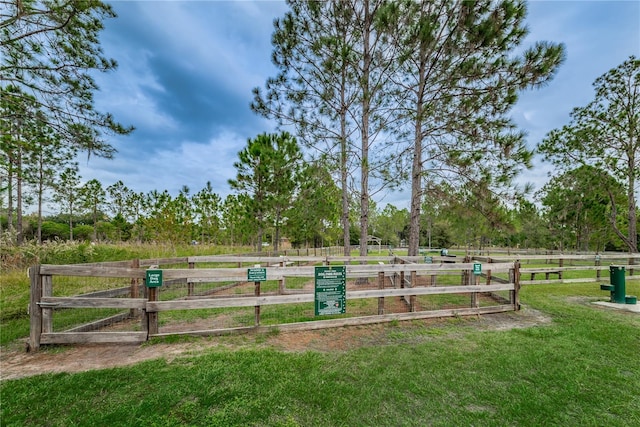 9101 Highland Ridge Way, Tampa, FL 33647 - view of yard with fence