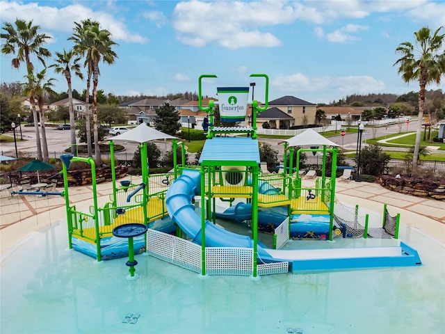 view of jungle gym