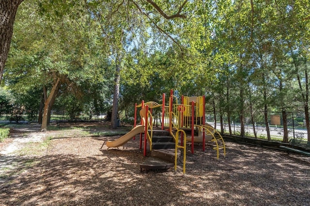 view of play area