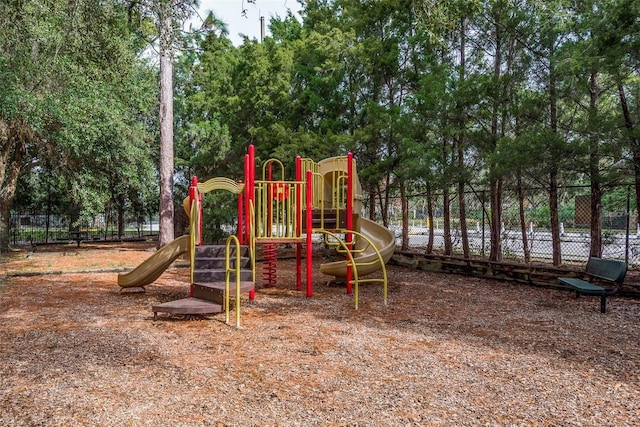 view of jungle gym