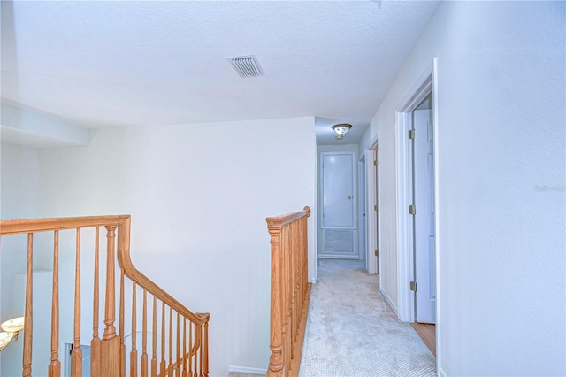 18126 Kara Ct, Tampa, FL 33647 - corridor with an upstairs landing and light carpet