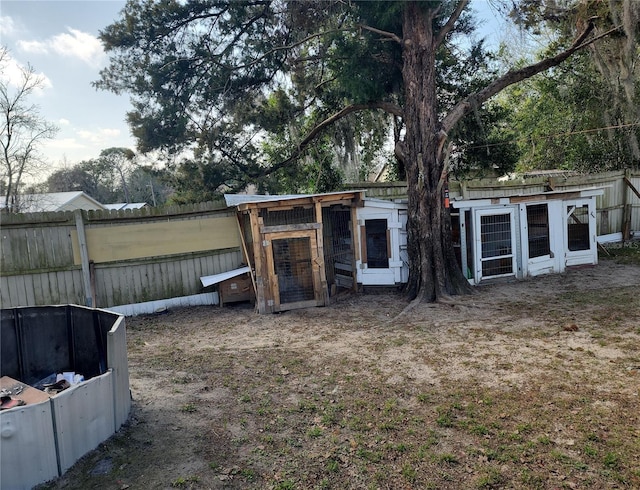 view of outdoor structure