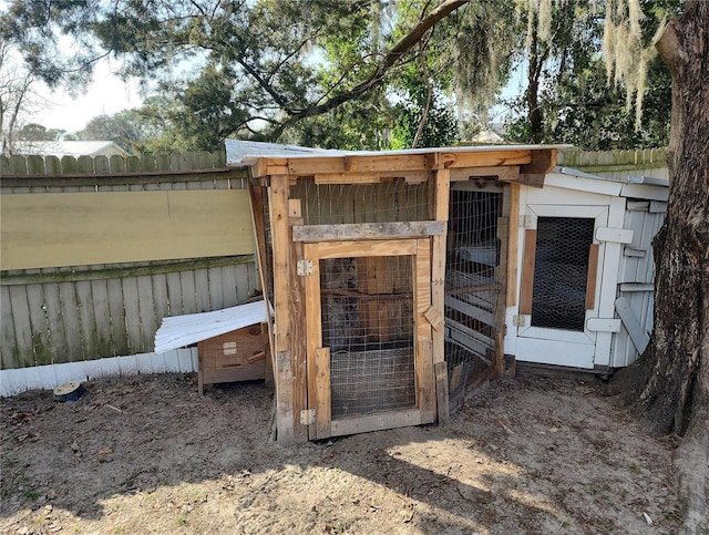 view of outbuilding