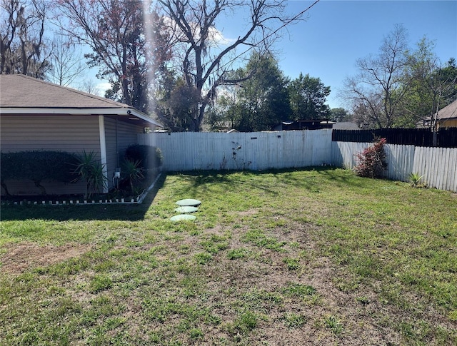 6328 W Park Dr, Homosassa, FL 34446 - view of yard with a fenced backyard