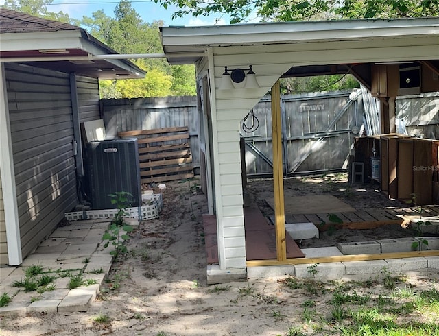6328 W Park Dr, Homosassa, FL 34446 - exterior space featuring cooling unit and fence