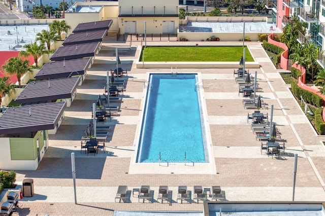 view of pool