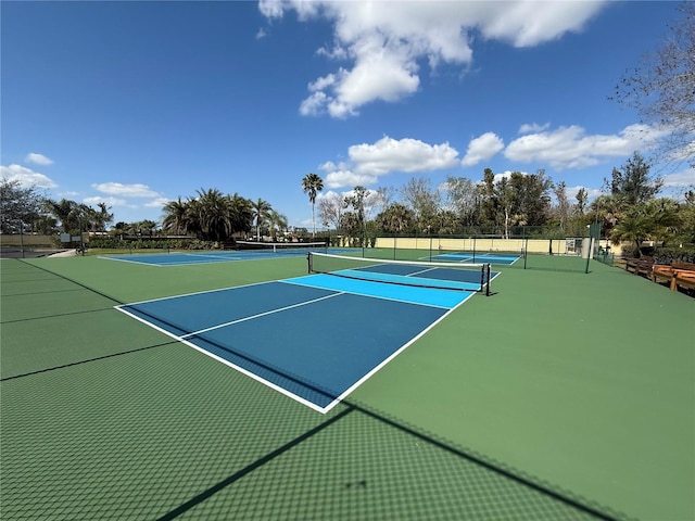 view of sport court