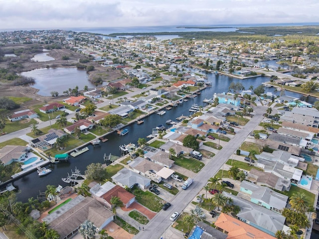 5033 Blue Heron Dr, New Port Richey, FL 34652 - birds eye view of property featuring a water view