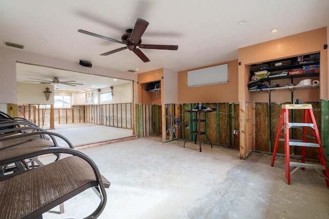 5033 Blue Heron Dr, New Port Richey, FL 34652 - interior space with concrete flooring