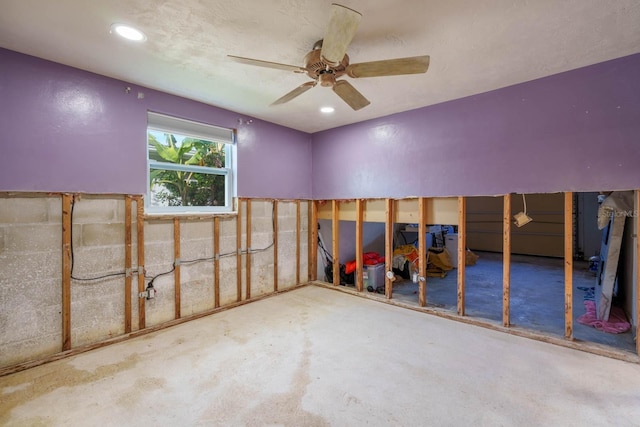 5033 Blue Heron Dr, New Port Richey, FL 34652 - interior space with ceiling fan