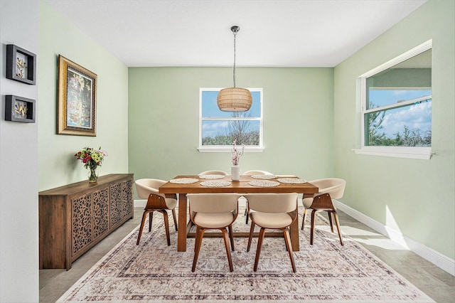 22990 Scaglione Dr, Lutz, FL 33549 - dining space with baseboards