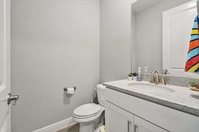 22990 Scaglione Dr, Lutz, FL 33549 - half bathroom with vanity and toilet