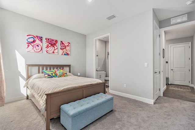 22990 Scaglione Dr, Lutz, FL 33549 - bedroom featuring carpet flooring and ensuite bath