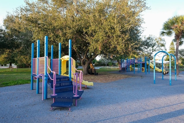 view of play area