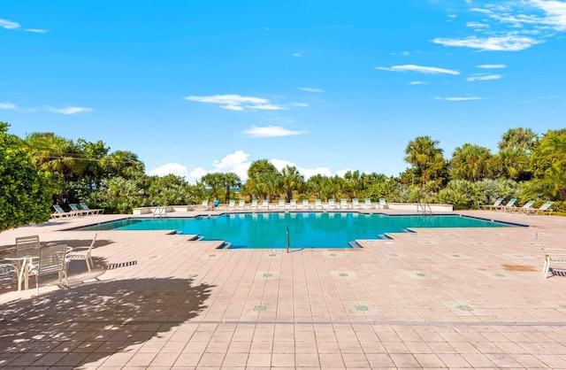 community pool featuring a patio