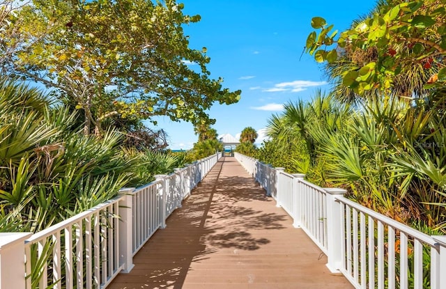 view of home's community with a gazebo