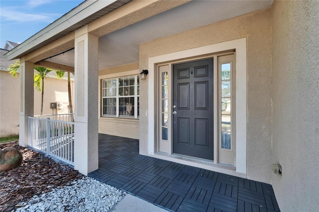 view of entrance to property