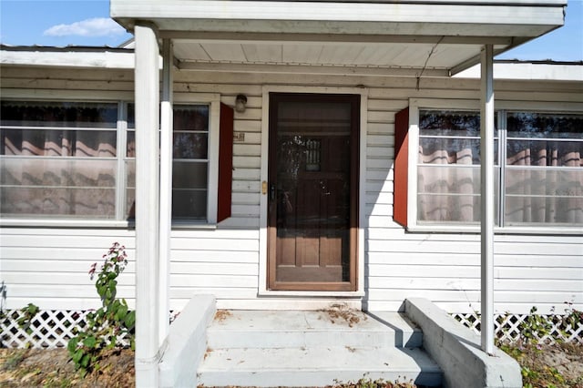 view of entrance to property