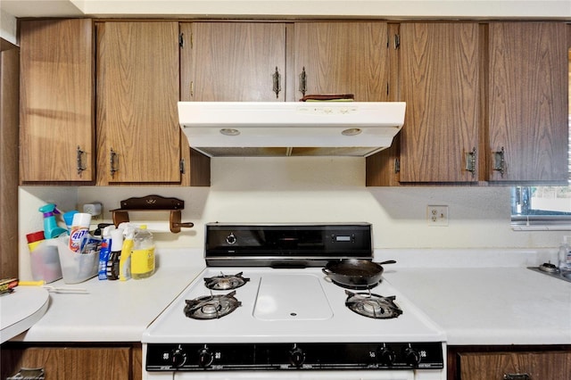 kitchen with gas stove