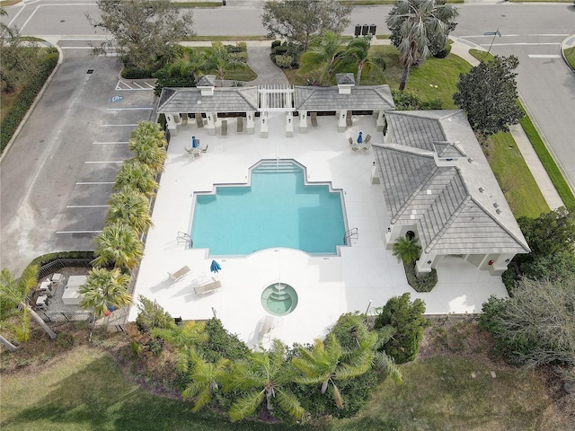 drone / aerial view