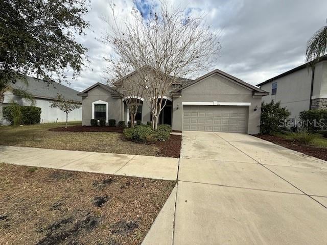 ranch-style house with a garage