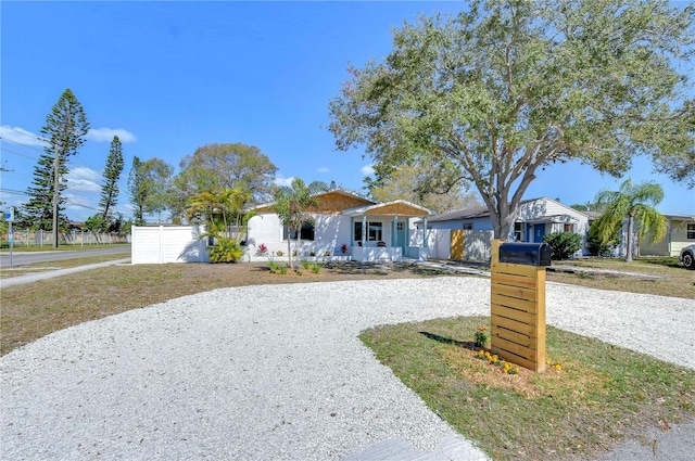 view of ranch-style home