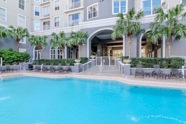 community pool featuring a patio