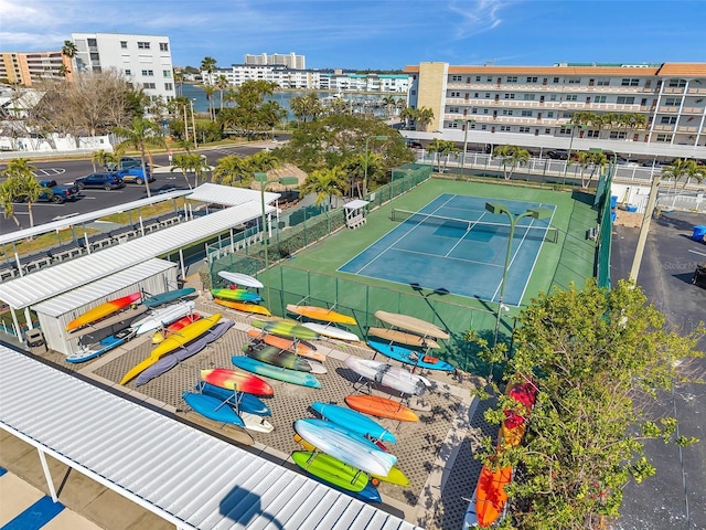 5925 Shore Blvd S Unit 406, Gulfport, FL 33707 - drone / aerial view featuring a view of city