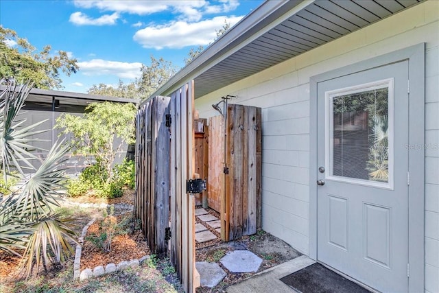 view of entrance to property