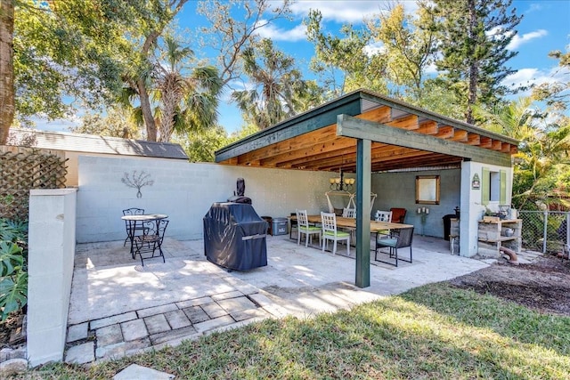 view of patio