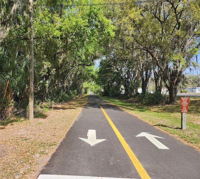 view of road