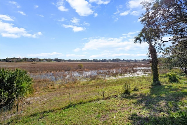 view of yard featuring a rural view