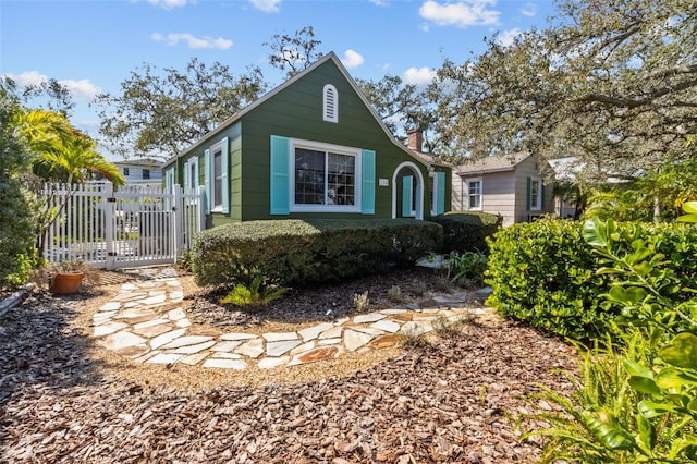 view of bungalow-style house