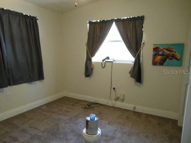 spare room with carpet flooring