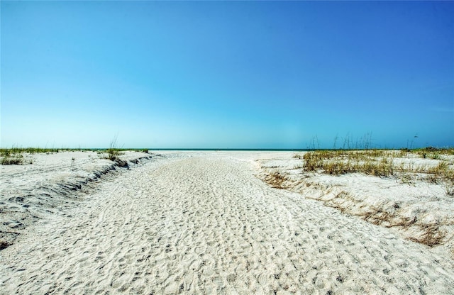 water view featuring a beach view