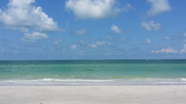 property view of water with a view of the beach