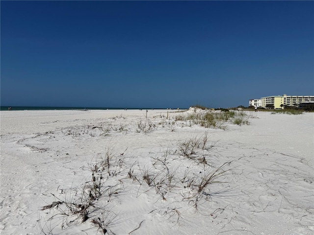 water view featuring a beach view