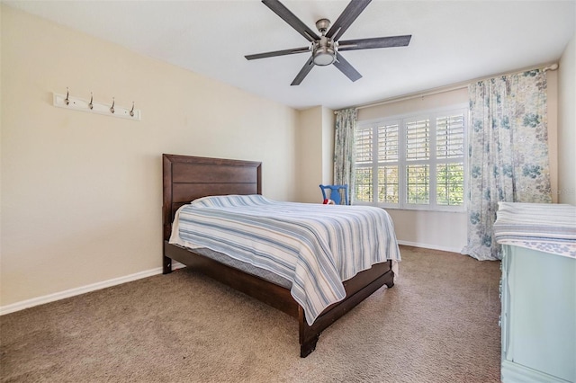 2786 Countryside Blvd Unit 2, Clearwater, FL 33761 - bedroom with ceiling fan and carpet flooring