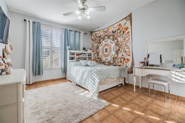 2786 Countryside Blvd Unit 2, Clearwater, FL 33761 - bedroom featuring tile patterned flooring and ceiling fan