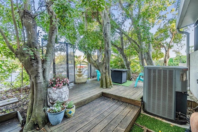 2786 Countryside Blvd Unit 2, Clearwater, FL 33761 - deck with central air condition unit