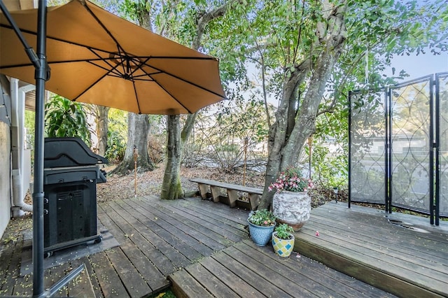 2786 Countryside Blvd Unit 2, Clearwater, FL 33761 - deck featuring a grill
