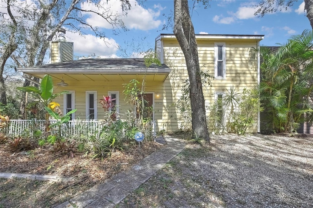 2602 Fiddlestick Cir, Lutz, FL 33559 - view of front of property with a porch